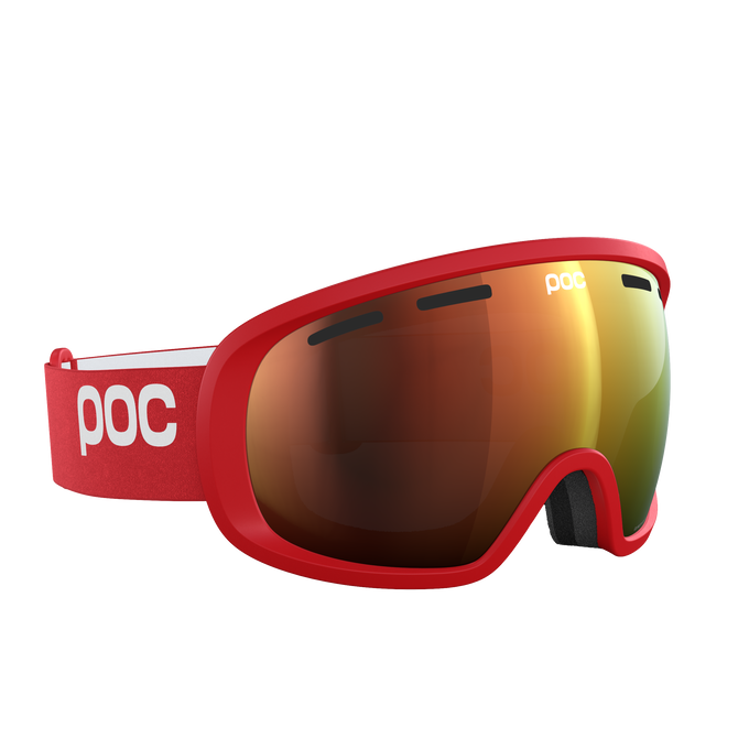Ochelari de schi POC Fovea Prismane Red/Partly Sunny Orange - 2025/26