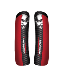 Apărători de tibie Energiapura Carbon Racing CDM Black/White Skull/Red - 2024/25