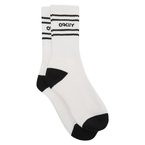 Șosete Oakley Icon B1B Socks 2.0 White/Black