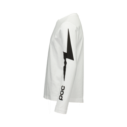 Tricou POC L/S Tee Jr Blixten White - 2025/26