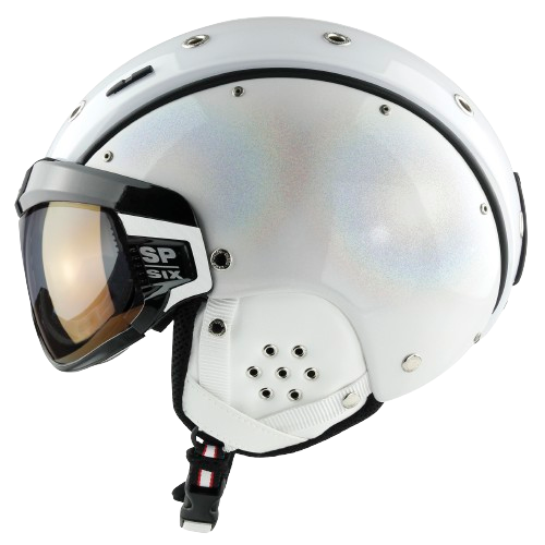 Cască Casco SP-6 Limited White Black Chameleon - 2024/25