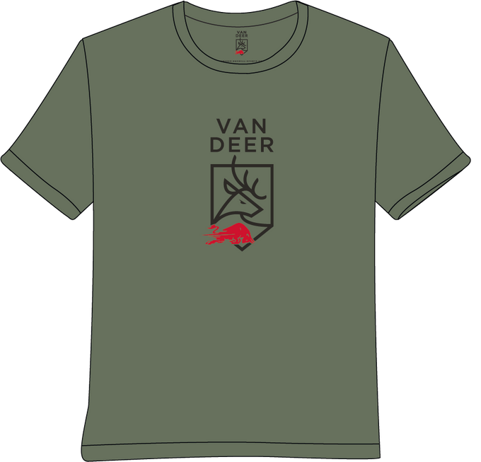 Tricou Van Deer T-Shirt Jr Khaki - 2024/25