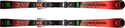 Schiuri Rossignol Hero Athlete SL PRO 128-149 R21 + NX 7 GW B73 Black Hot Red - 2025/26