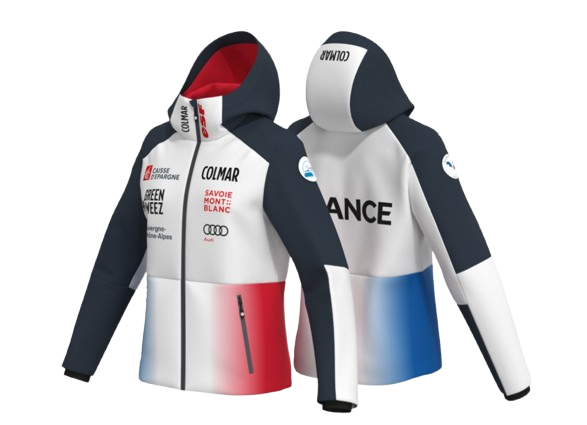 Geacă de schi pentru femei Colmar Replica Ski Jacket White/Black/Blue/Red - 2024/25