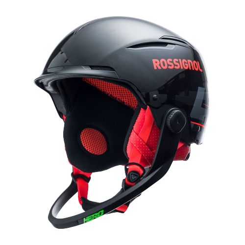 Cască de protecție Rossignol Hero Slalom Impacts Black + Garda - 2025/26