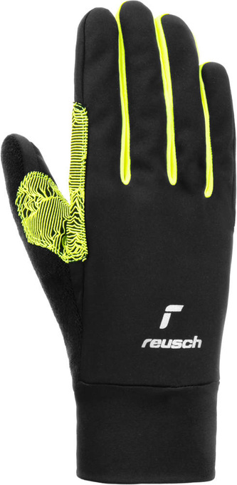 Mănuși REUSCH Arien STORMBLOXX TOUCH-TEC negru/galben de siguranță - 2022/23