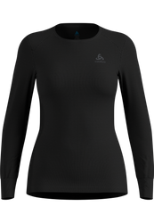 Tricou Termic Odlo Active Warm BL Top Crew Neck L/S Woman Black - 2025/26