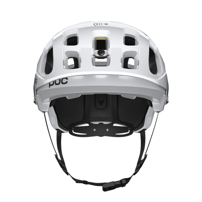 Cască de bicicletă POC Tectal Race MIPS NFC Hydrogen White/Fluorescent Orange AVIP
