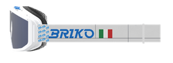 Ochelari de protecție Briko Vulcano Mask Italia White/Science Blue - 2024/25