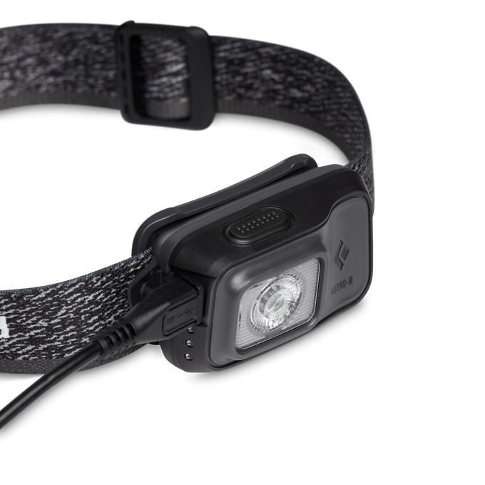 Lanternă frontală Black Diamond Astro 300-R Headlamp Graphite - 2023/24