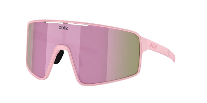 Ochelari de vedere BLIZ P001 Frame Matte Powder Pink with Brown W Rose Multi Lenses