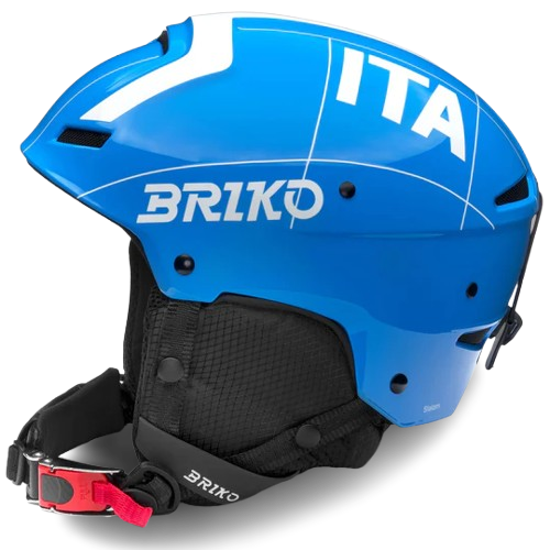 Cască Briko Slalom 2.0 Italia Shiny Blue/White - 2025/26