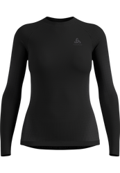 Tricou Termic Odlo Perfomance Warm BL Top Crew Neck L/S Woman Black - 2025/26
