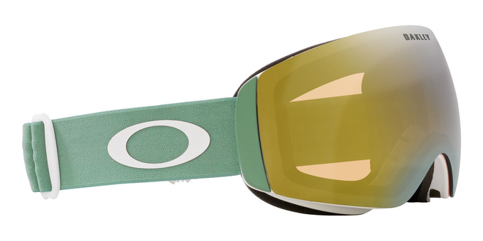 Ochelari de schi Oakley Flight Deck M Matte Jade/Prizm Sage Gold Iridium - 2025/26