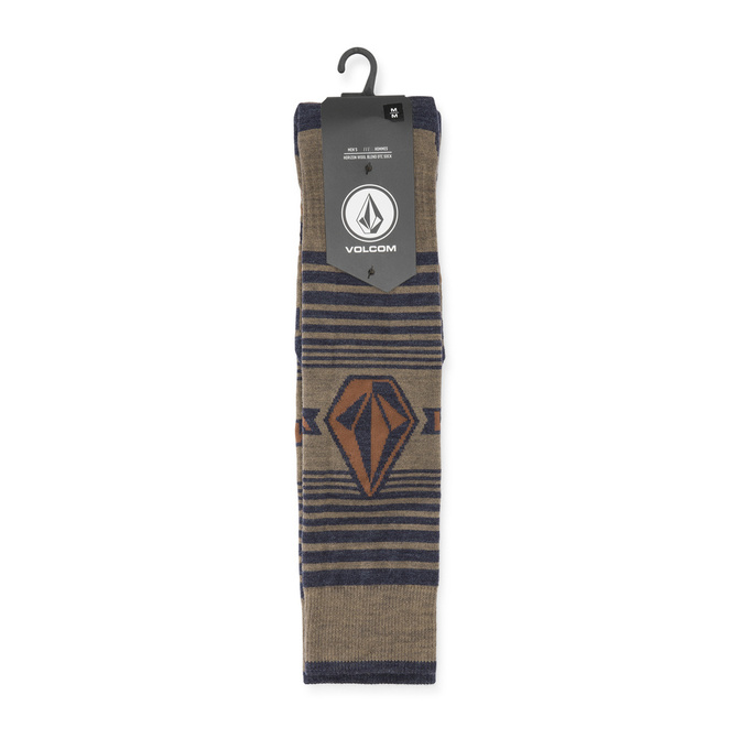 Volcom Horizon Wool Blend OTC Sock Chestnut Brown - 2024/25