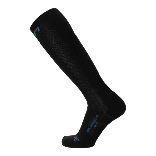 Șosete de schi UYN Man Ski One Comfort Fit Black/Blue Poseidon - 2025/26