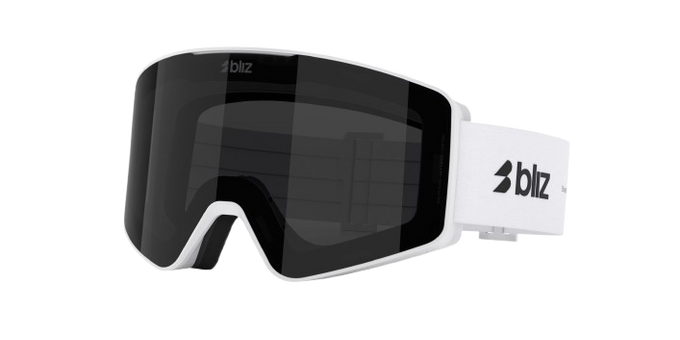 Ochelari de schi Bliz G001 Matte White Frame/Smoke Lens - 2025/26