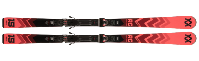 Schiuri alpine Volkl Racetiger RC Red + vMotion 12 GW Red - 2024/25