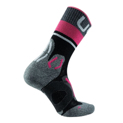 Șosete de exterior UYN Woman Trekking One Merino Socks Black/Pink