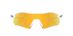 Ochelari Oakley Radar Plate Polished White/Gold Frame/Prizm 24K Polarized Lenses