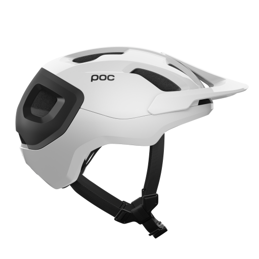 Cască de bicicletă POC Axion Race MIPS Hydrogen White/Uranium Black Matt
