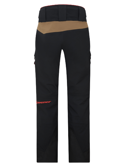Pantaloni de schi Ziener Tewes Full-Zip Teamwear Lady Walnut Red - 2024/25