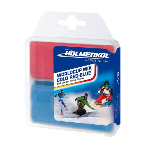 HOLMENKOL Worldcup Mix Cold Red-Blue 2x35g grăsime fierbinte