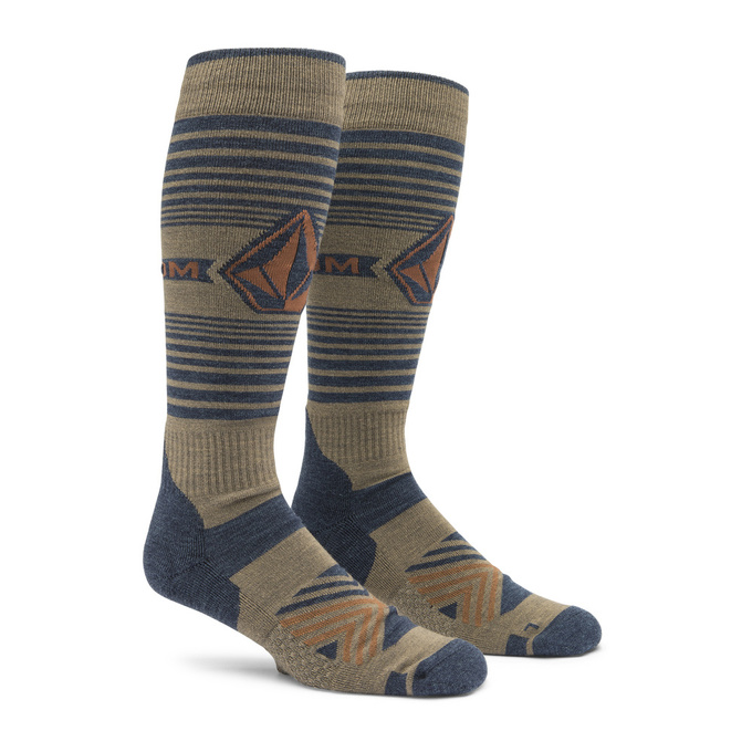 Volcom Horizon Wool Blend OTC Sock Chestnut Brown - 2024/25