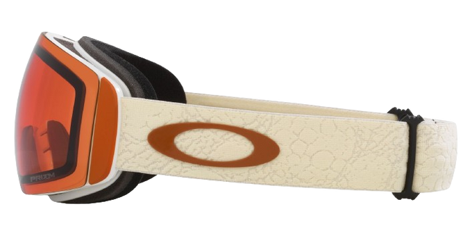 Ochelari de schi Oakley Flight Deck M Arctic White Cell Prizm Snow Persimmon - 2024/25