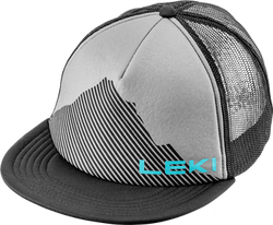 Șapcă LEKI Logo negru Sharkskin/Peacock Blue - 2023