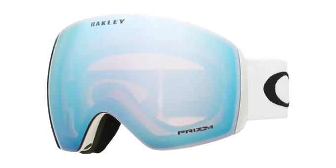Ochelari de schi Oakley Flight Deck L Matte White/Prizm Snow Sapphire Irid - 2025/26