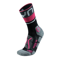 Șosete de exterior UYN Woman Trekking One Merino Socks Black/Pink