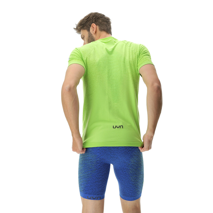 Tricou de alergare UYN Man Running Exceleration OW Shirt SH_SL Lime/Sulphur Spring