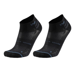 Șosete de exterior UYN Unisex All Round Low Cut 2Pack Black/Black