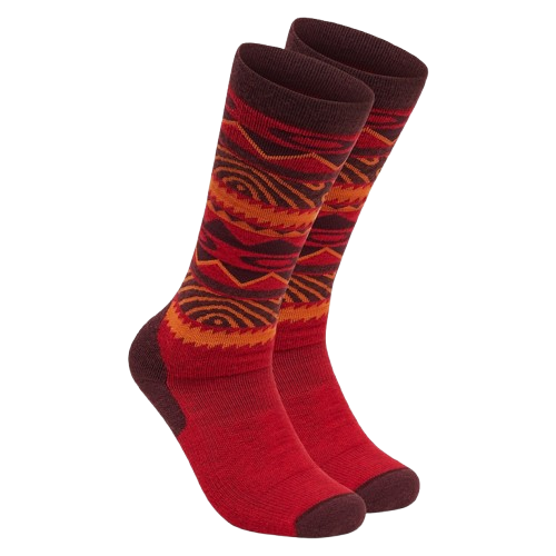 Șosete de schi Oakley Wandrelust Perf Socks 2.0  Grenache Norway Pattern