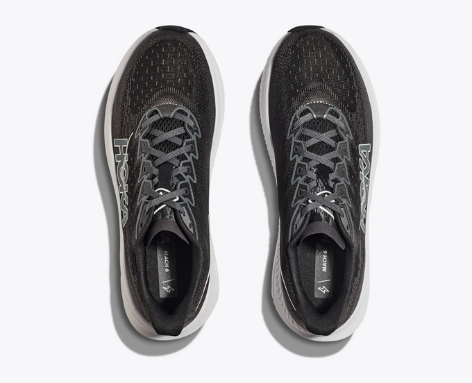 Pantofi bărbați Hoka Mach 6 Black/White