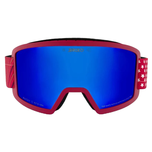 Ochelari de protecție Briko Frostbite USA Matt Red/Tanganora Blue - 2025/26