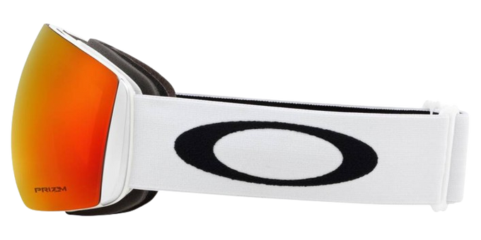 Ochelari de protecție Oakley Flight Deck L Matte White/Prizm Snow Torch Iridium - 2025/26