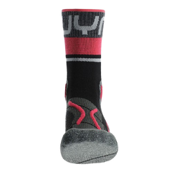 Șosete de exterior UYN Woman Trekking One Merino Socks Black/Pink