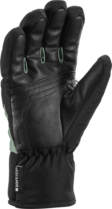 Mănuși LEKI Griffin 3D Junior Black/Dusty Green - 2025/26