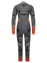 Costum de schi Ziener RCE Racesuit Black Foggy Print Orange Pop - 2024/25