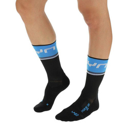 Sosete de Ciclism UYN Man Cycling One Light Black/Cobalt Blue