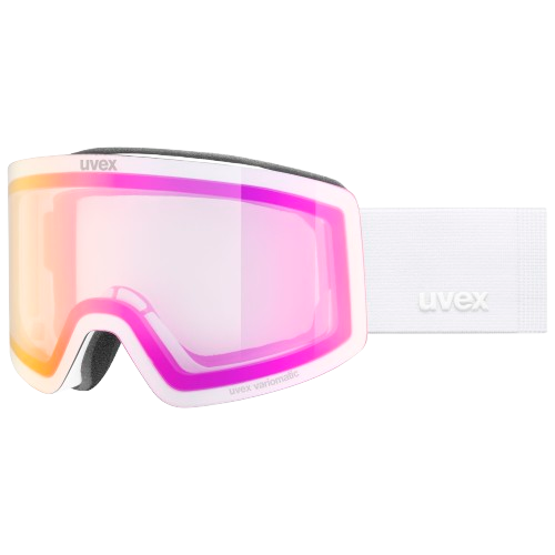 Ochelari de schi Uvex Provoqe V White Matt/Mirror Pink - 2025/26
