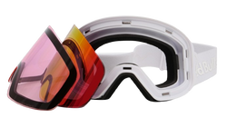 Ochelari de protecție Red Bull Spect Jam White/Red With Purple Mirror + Geamuri suplimentare - 2025/26
