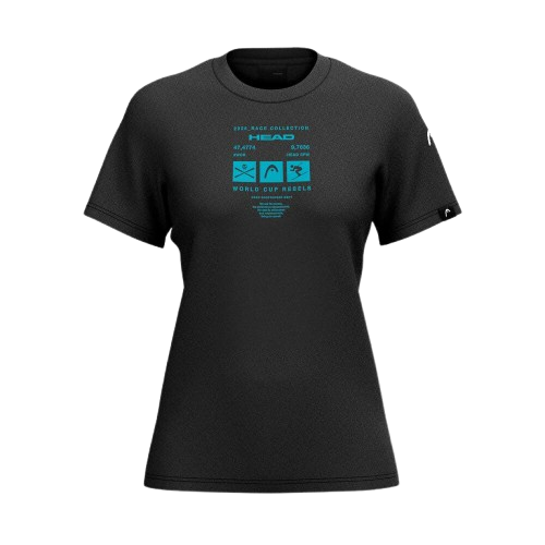 Tricoul HEAD WCR T-Shirt Women Black - 2025/26