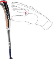 Bastoane de mers nordic LEKI Traveller Carbon 