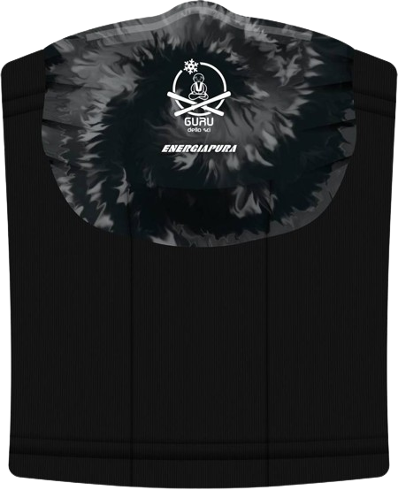 Șemineu  ENERGIAPURA Neck Warmer Guru Dello Sci Black - 2022/23