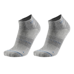 Șosete de exterior UYN Unisex All Round Low Cut 2Pack Grey Mel/Grey/Mel