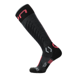 Șosete de schi UYN Woman Ski One Merino Anthracite/Pink - 2025/26