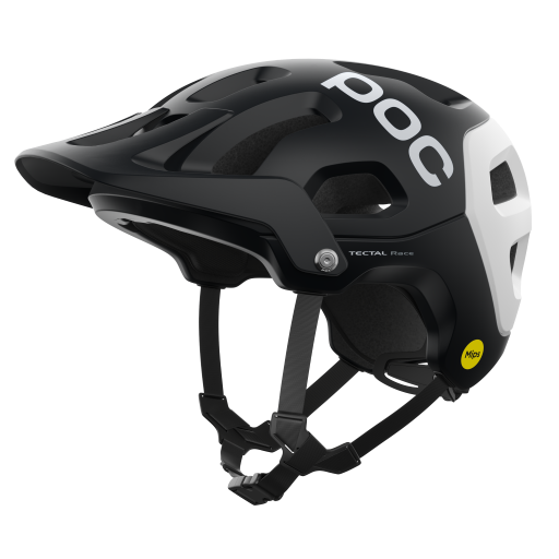 Cască de bicicletă POC Tectal Race MIPS Uranium Black/Hydrogen White Matt 2025